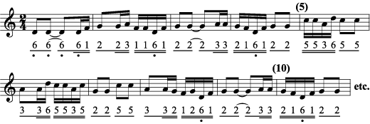 Example 3a score