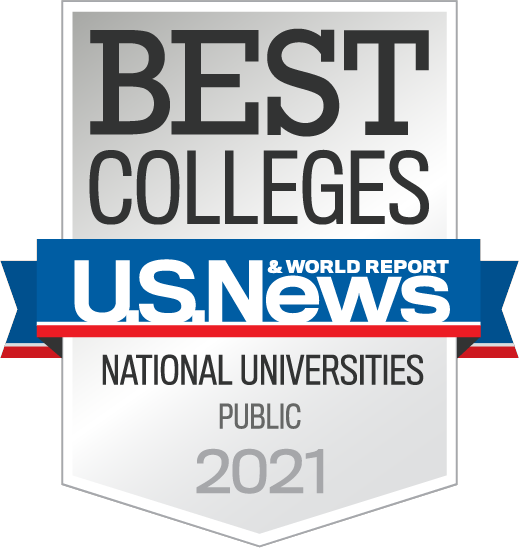 U.S. News and World Report Best Colleges 2021 - National Universities, Public