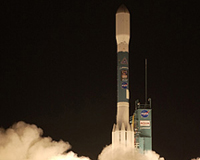 AQUA, NASA's latest Earth observing satellite, successfully launched from California's Vandenberg Air Force Base carrying the Atmospheric Infared Sounder (AIRS), developed in part by Larrabee Strow's Atmospheric Spectroscopy Laboratory at UMBC.