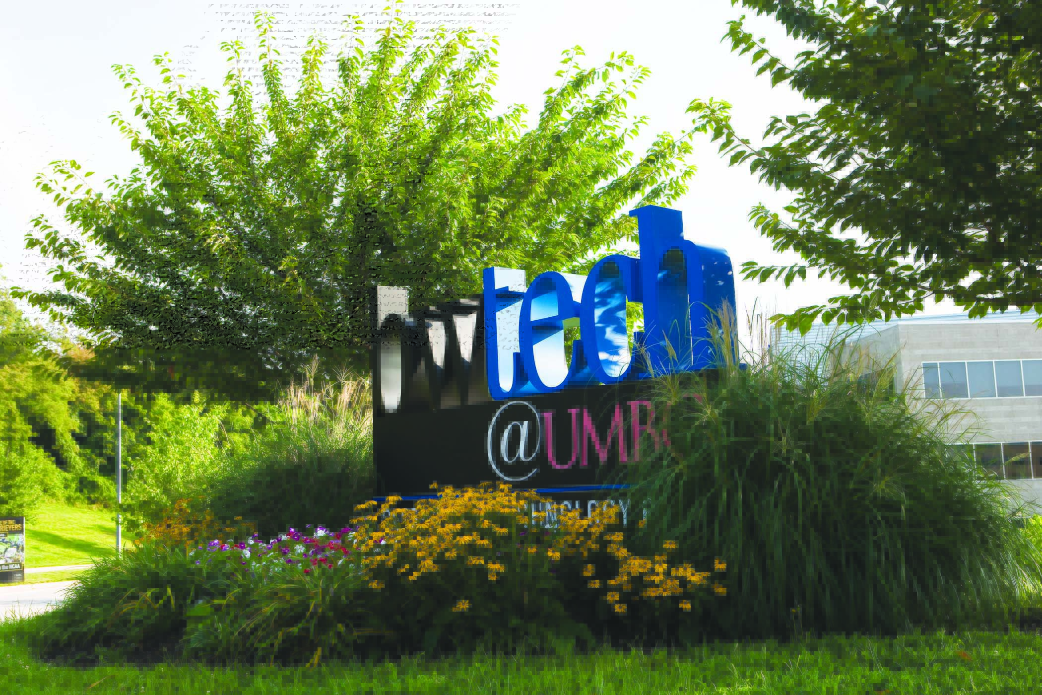 UMBC's bwtech sign.