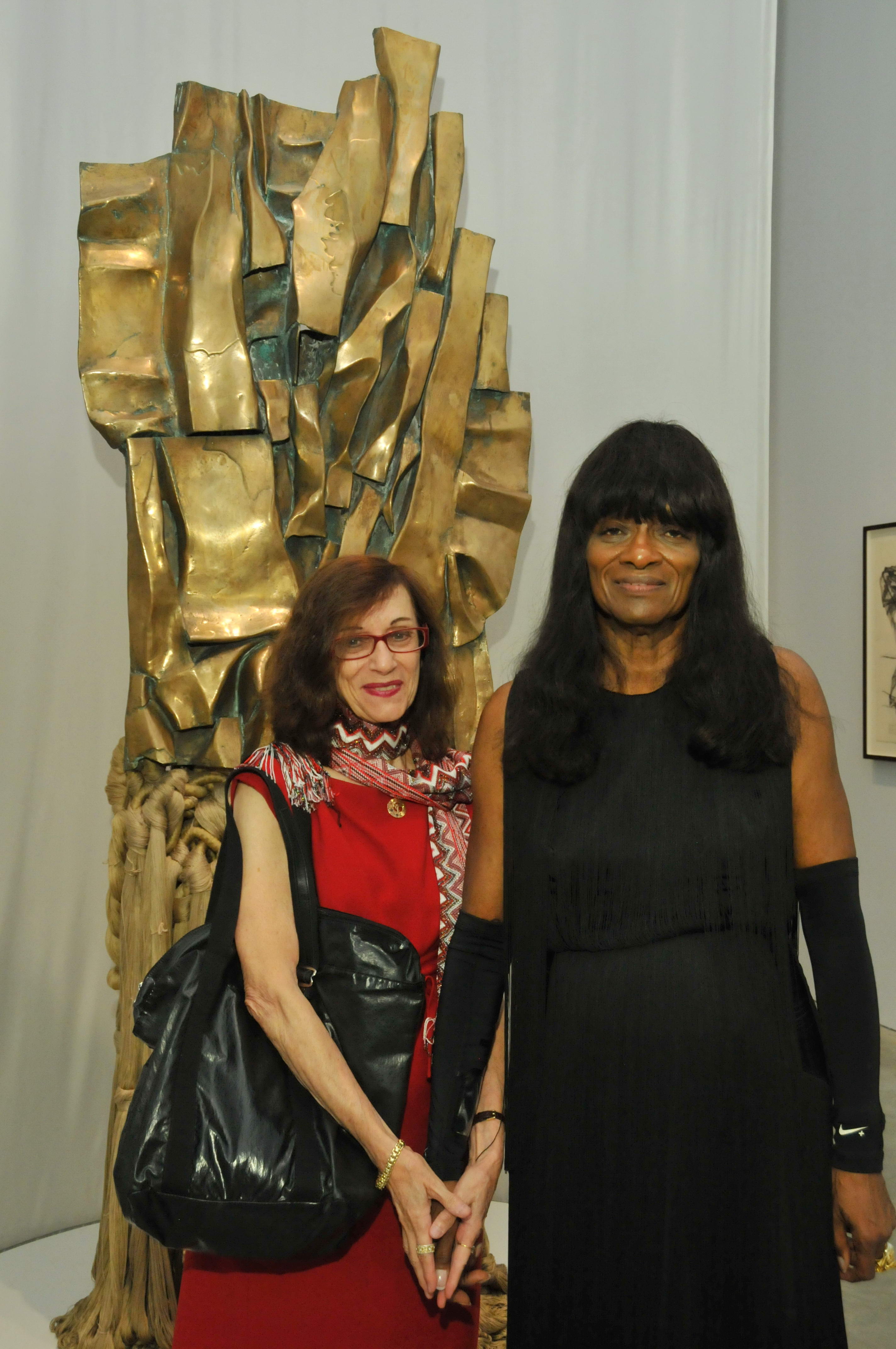 Ellen Handler Spitz with artist Barbara Chase-Riboud at opening gala