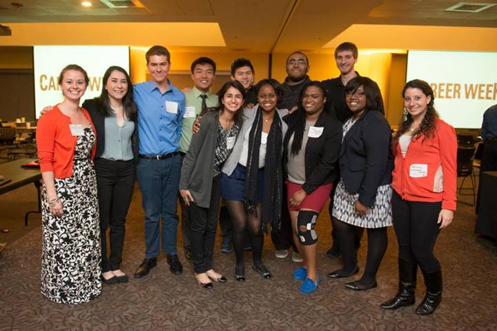 The Student Alumni Association (SAA) hosed a great networking event! (photo via SAA)