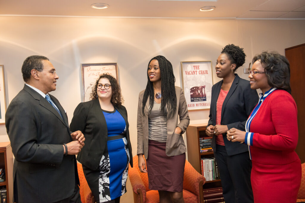 Dr. Hrabowski meets with Postdoc Fellows for Faculty Diversity