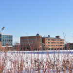 Snowy day at UMBC