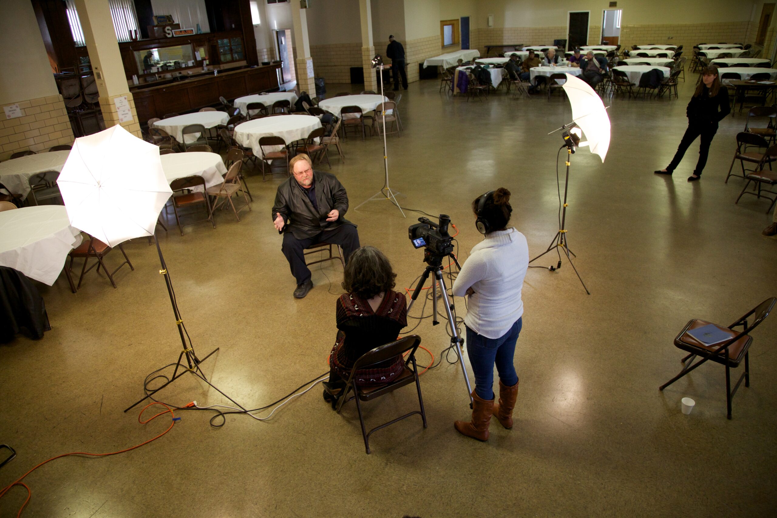 Michelle Stefano and Bill Shewbridge screen ‘Mill Stories’ documentary in Baltimore