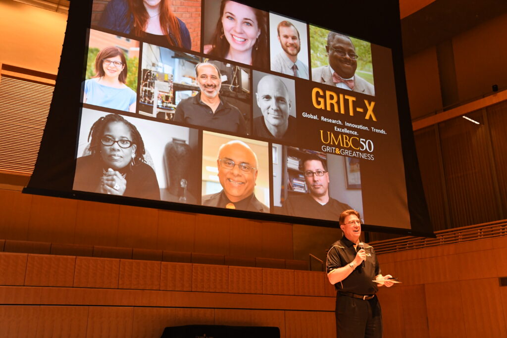 Karl Steiner opens GRIT-X at UMBC. 