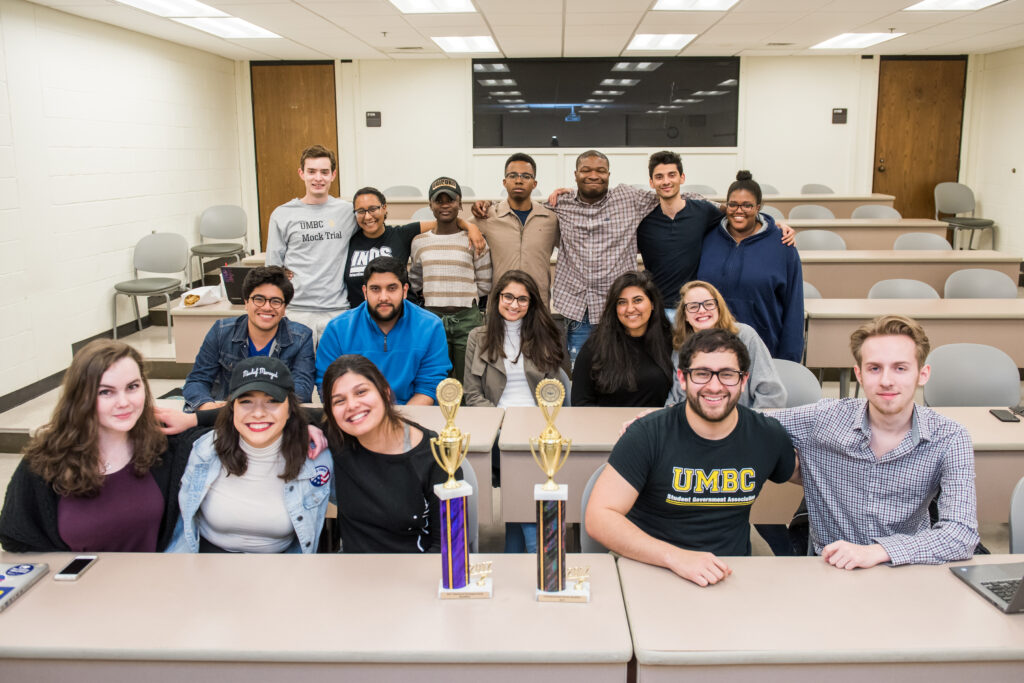 Full UMBC Mock Trial team