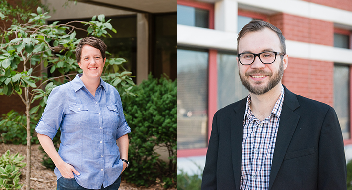 Erin Green and Lee Blaney received nearly $1.5 million combined in research grants.