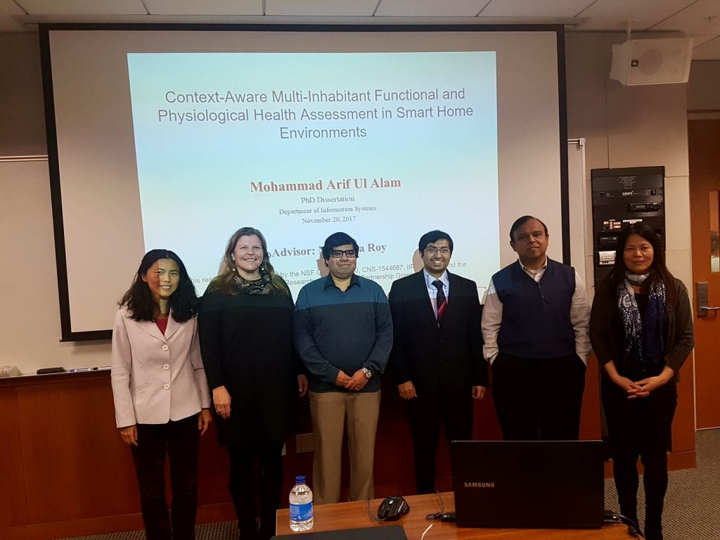 Mohammad Arif Ul Alam after successfully defending his Ph.D. dissertation.