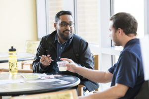 UMBC alumni network at Sweeten Up Your Network event