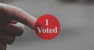 voting sticker