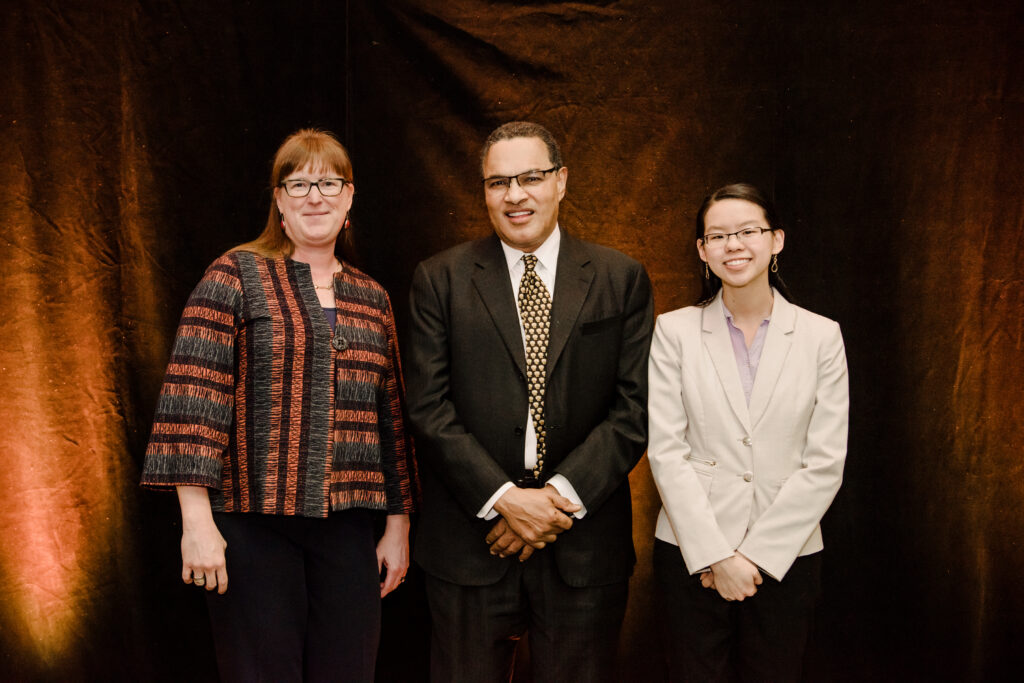 Helen Phillips, Freeman Hrabowski, and Linda Wiratan.