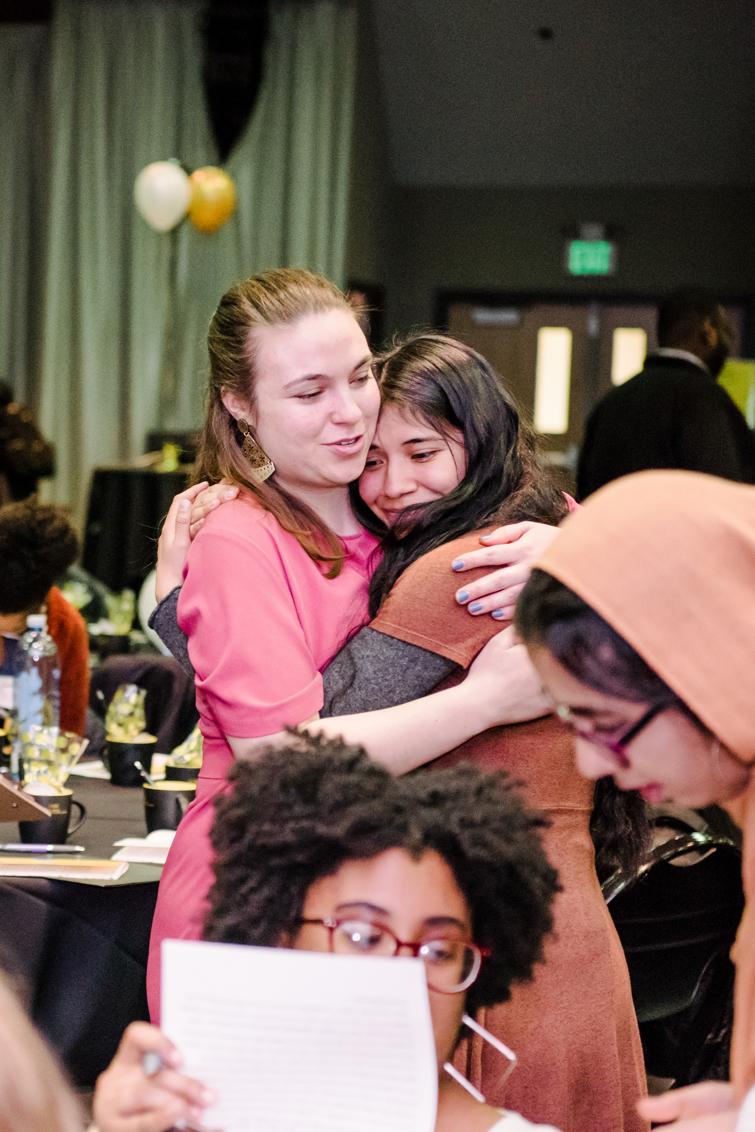 Students gather to celebrate The Mosaic's 15th anniversary in February 2019.