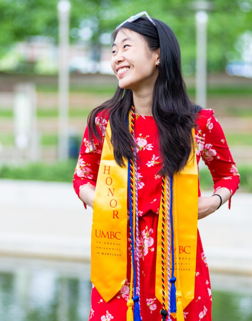 Wan graduating in 2018. Photo courtesy of Wan.