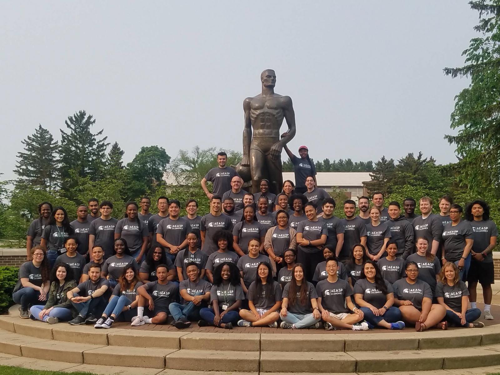 Opoku-Agyeman, front row, center, with her summer cohort at Anna at Michigan State University. Photo courtesy of Opoku-Agyeman.