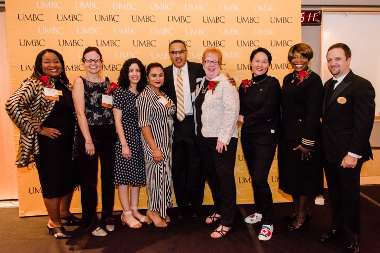 UMBC's 2018 Alumni Award winners.