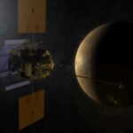 Spacecraft and planet