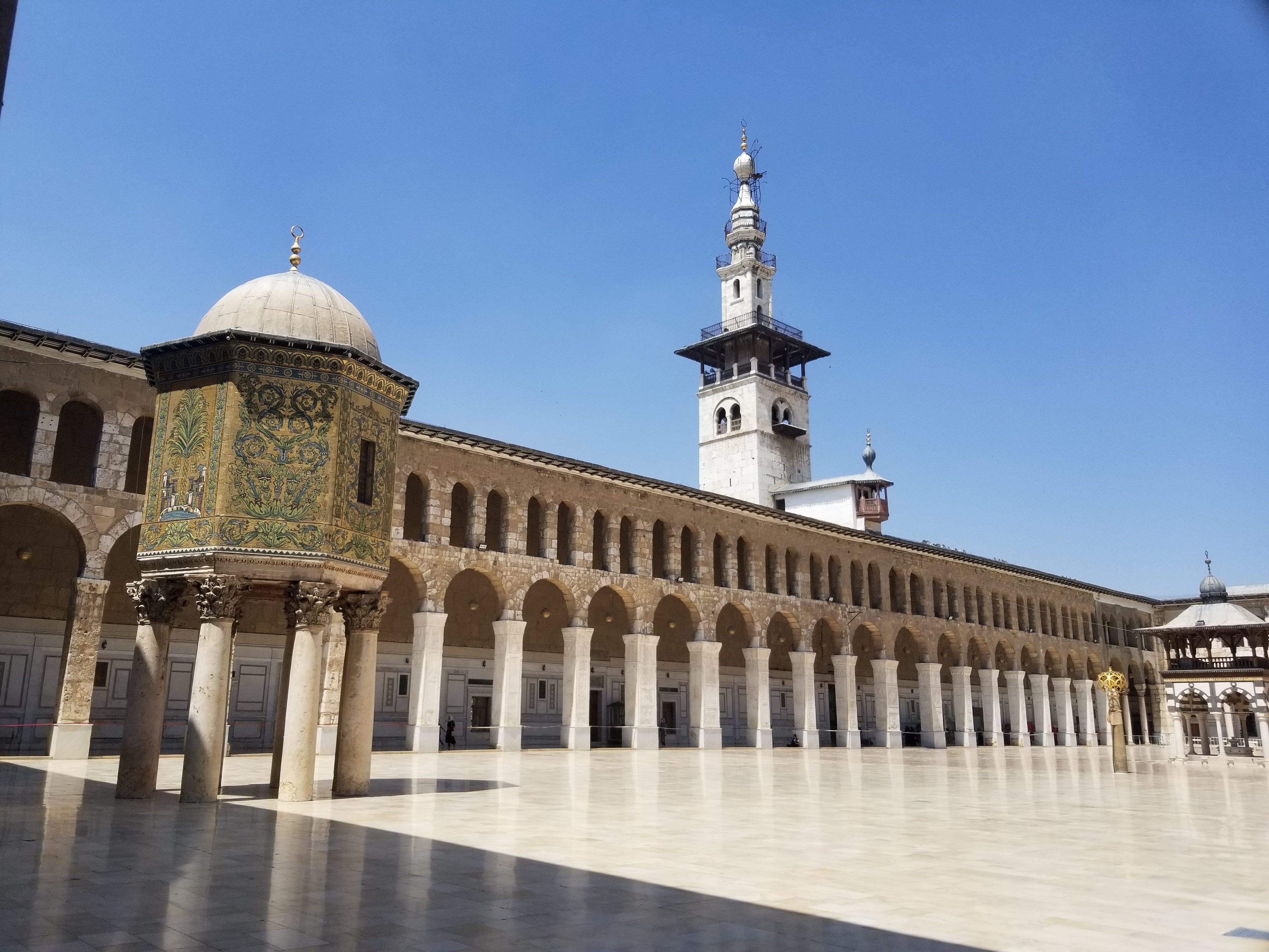 The Umayyad Mosque in Damascus. Photo by T Foz on Unsplash.