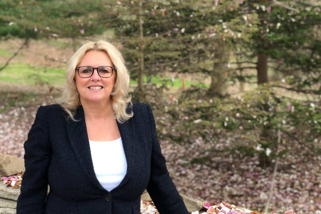 Katherine Seley-Radtke, professor of chemistry and biochemistry and president of the International Society for Antiviral Research.