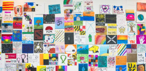 2019 student mosaic by Marlayna Demond '11.