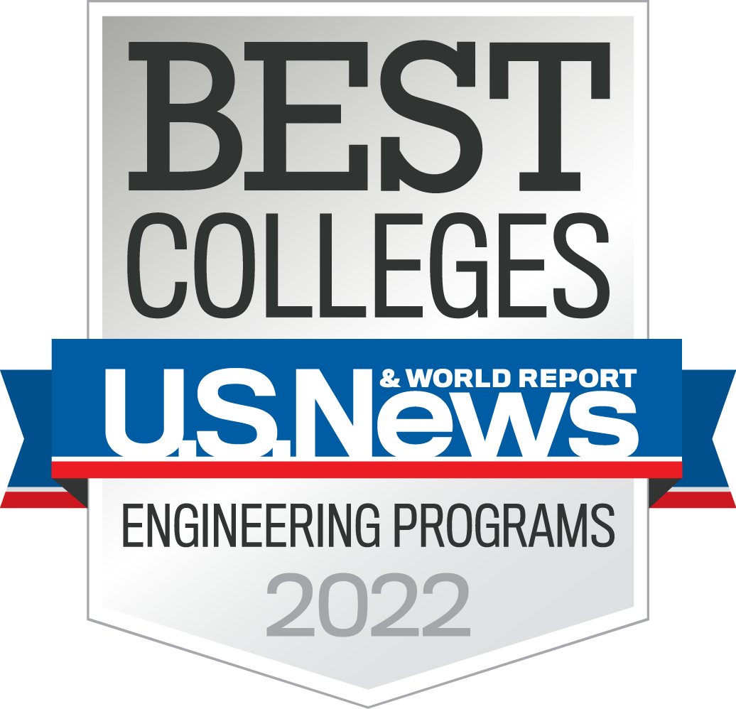 Best Colleges U.S. News Badge for Enginnering Programs 2022