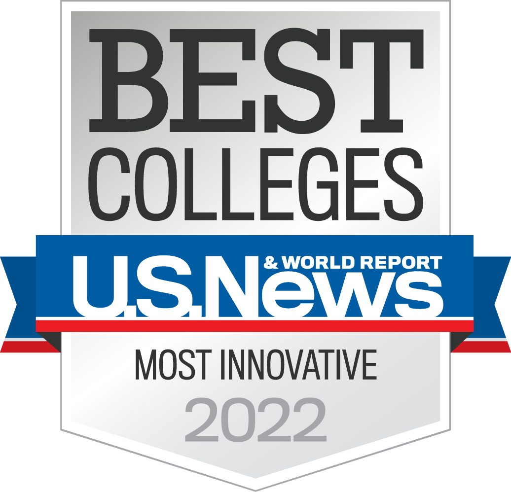 Best Colleges U.S. News Badge for Most Innovative 2022