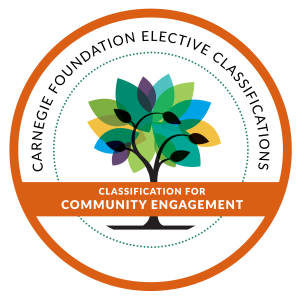 Carnegie Foundation Elective Classifications badge for Community Engagement