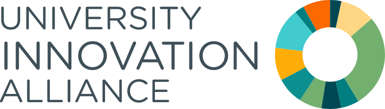University Innovation Alliance graphic with a colorful circle icon