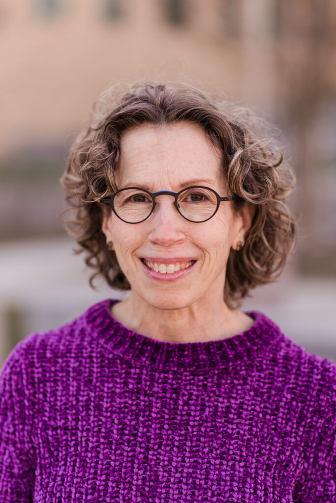 Headshot of Rachel Brubaker, assistant director for grants and program development at the Dresher Center for the Humanities