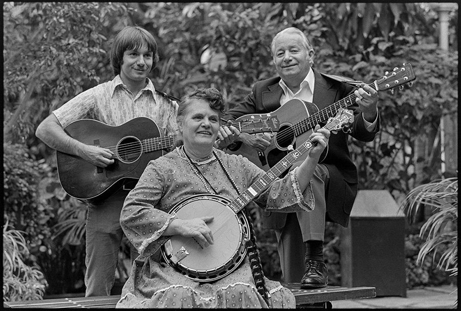David Reed, Ola Bell Reed, and Bud Reed; from a photo session at the United States Botanic Garden, Washington DC, January 1977.