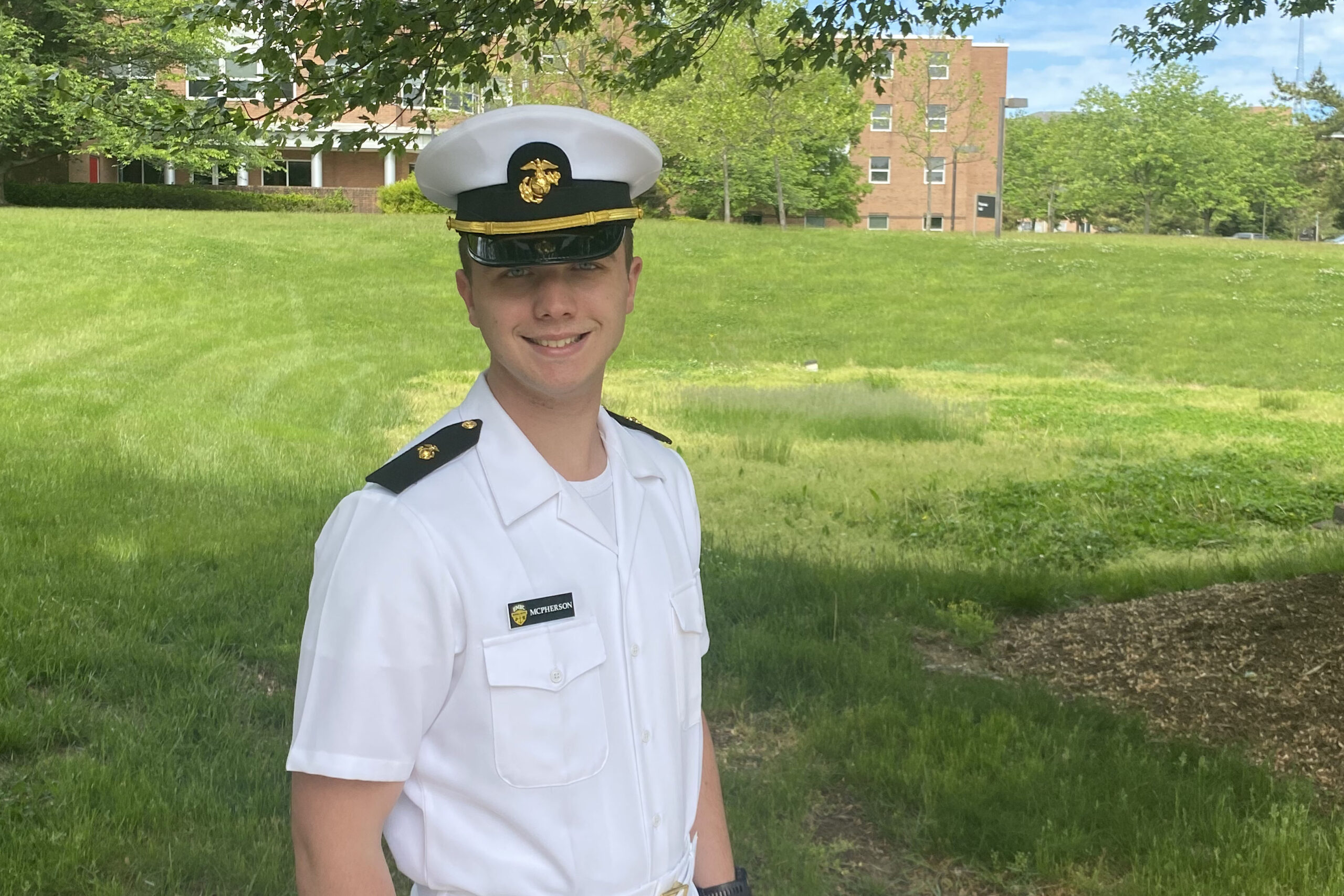 NROTC grad brings passion for history to new role as Naval officer