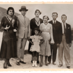 A family photo in sepia shows the Rosenthal family