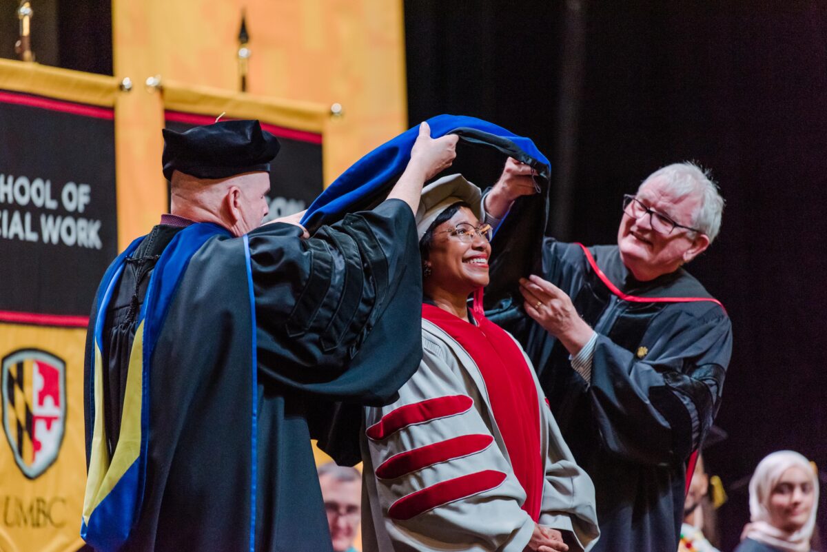 Paula T. Hammond, an Institute Professor at the Massachusetts Institute of Technology, received an honorary degree.