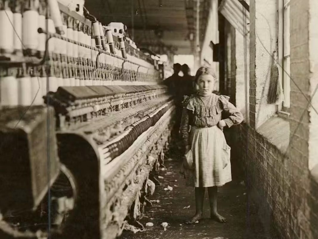 Lewis Wickes Hine, ‘A little spinner in a Georgia Cotton Mill, 1909.’ Gelatin silver print, 5 x 7 in.