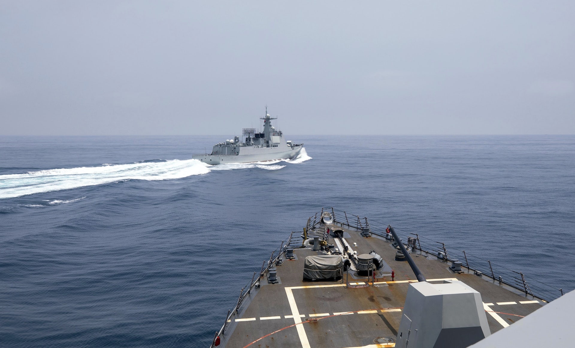 US, Chinese warships’ near miss in Taiwan Strait hints at ongoing troubled diplomatic waters, despite chatter about talks