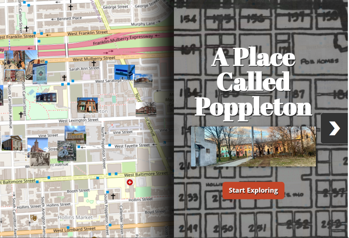 Story map of the project "A Place Called Poppleton"
