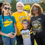 Ron Pettie and his family at Homecoming 2022.