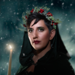Michelle Jabes Corpora promo photo for HOLLY HORROR: THE LONGEST NIGHT.