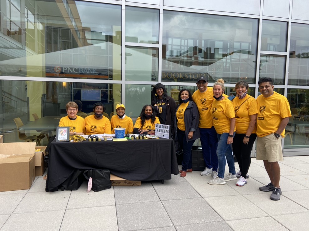 Members of the Family Advisory Board in student affairs enjoy Homecoming & Family Weekend 2022. Photo courtesy of Charne-Merriwether.