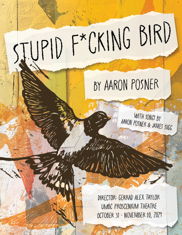 A graphic design shows a bird and the text Stupid F•cking Bird.