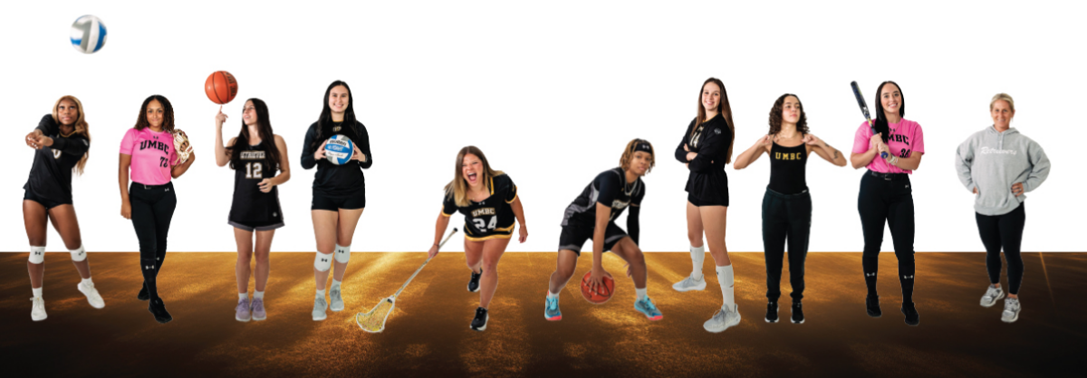 Left to right: Jada James, Mikayla Bryant, Lauren Thompson, Aysia Miller, Grace Bruce, Tiara Bellamy, Claudia Llamas, Bruna de Padua, Jerzie Nutile, and Amy Slade.