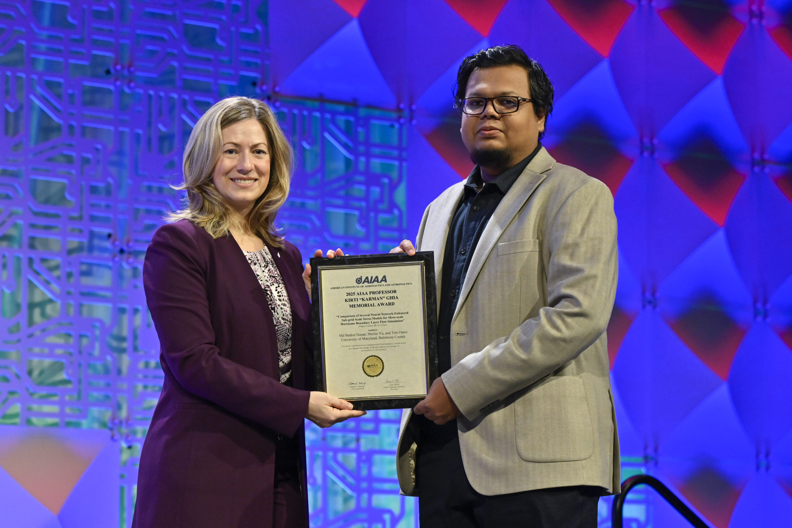 Mechanical engineering Ph.D. student Md Badrul Hasan recognized for research modeling hurricanes with machine learning