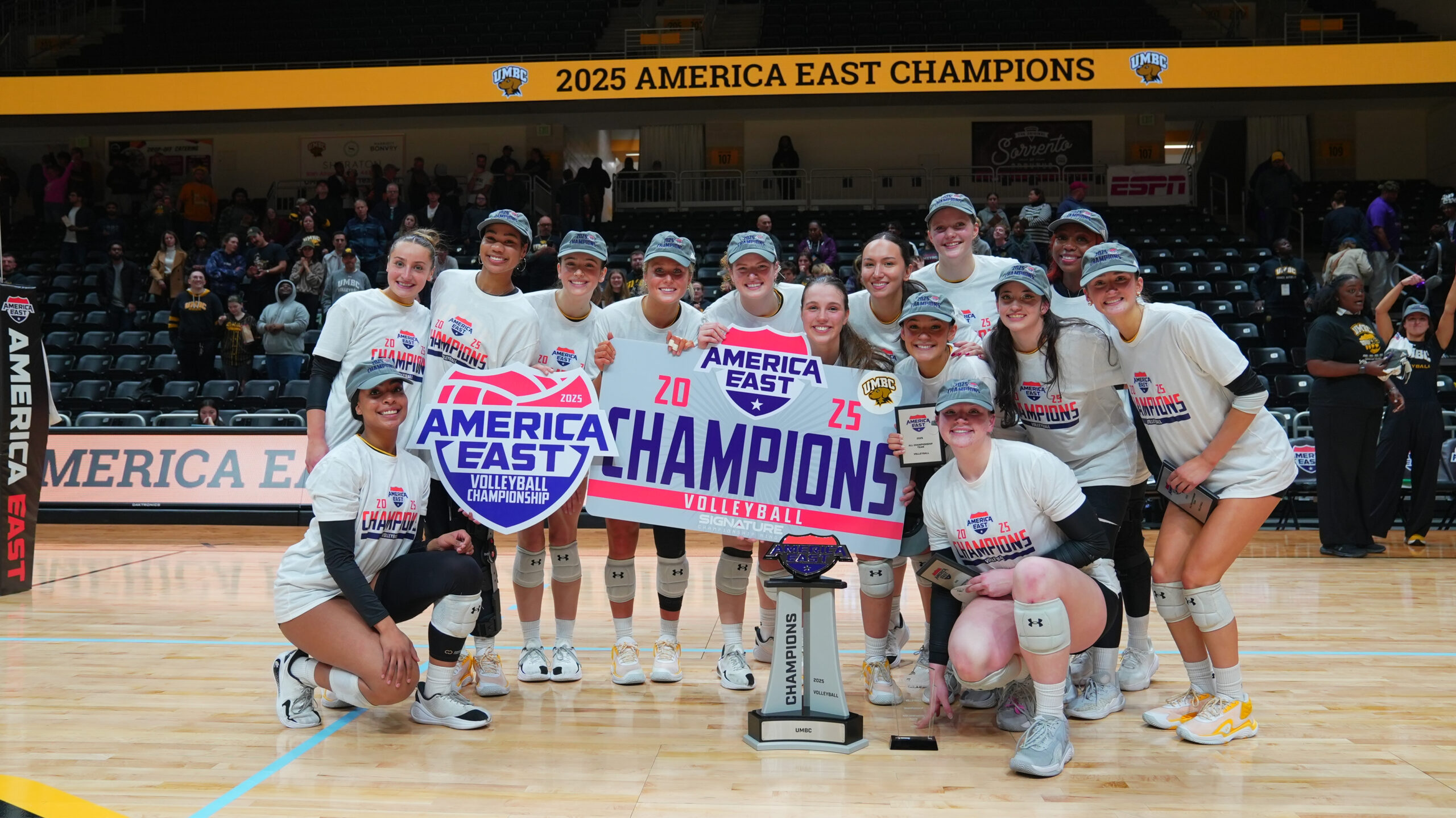 UMBC volleyball captures 2025 America East Championship