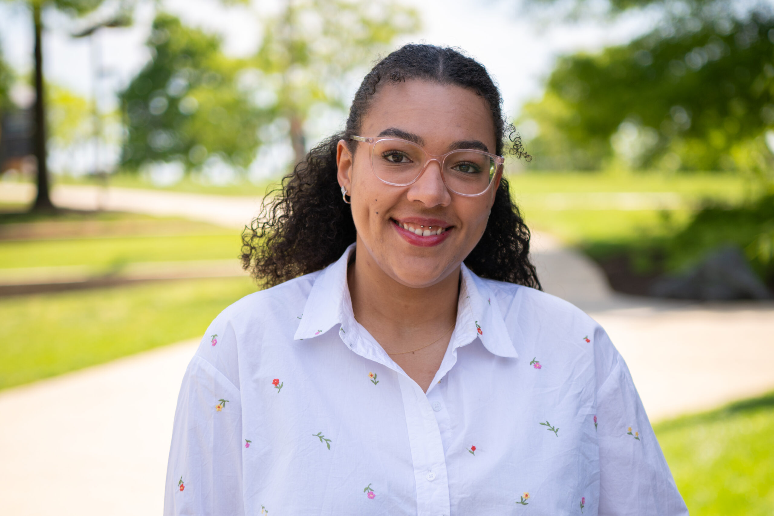 Simone Kruse ’26, business technology administration, drawn to UMBC by her career goals and the welcoming community