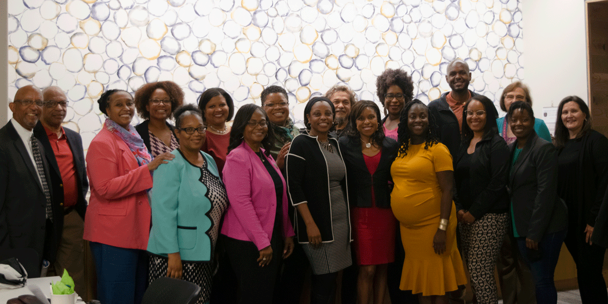 Alycia Marshall and members of The African American Leadership Institute (AALI) at Anne Arundel Community College (AACC).