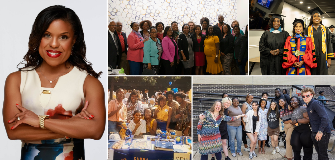 The Meyerhoff Effect: a collage of photos of Alycia Marshall.
