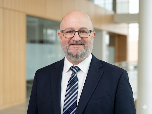 Marc Siegar, incoming dean of College of Natural and Mathematical Sciences, poses for a portrait