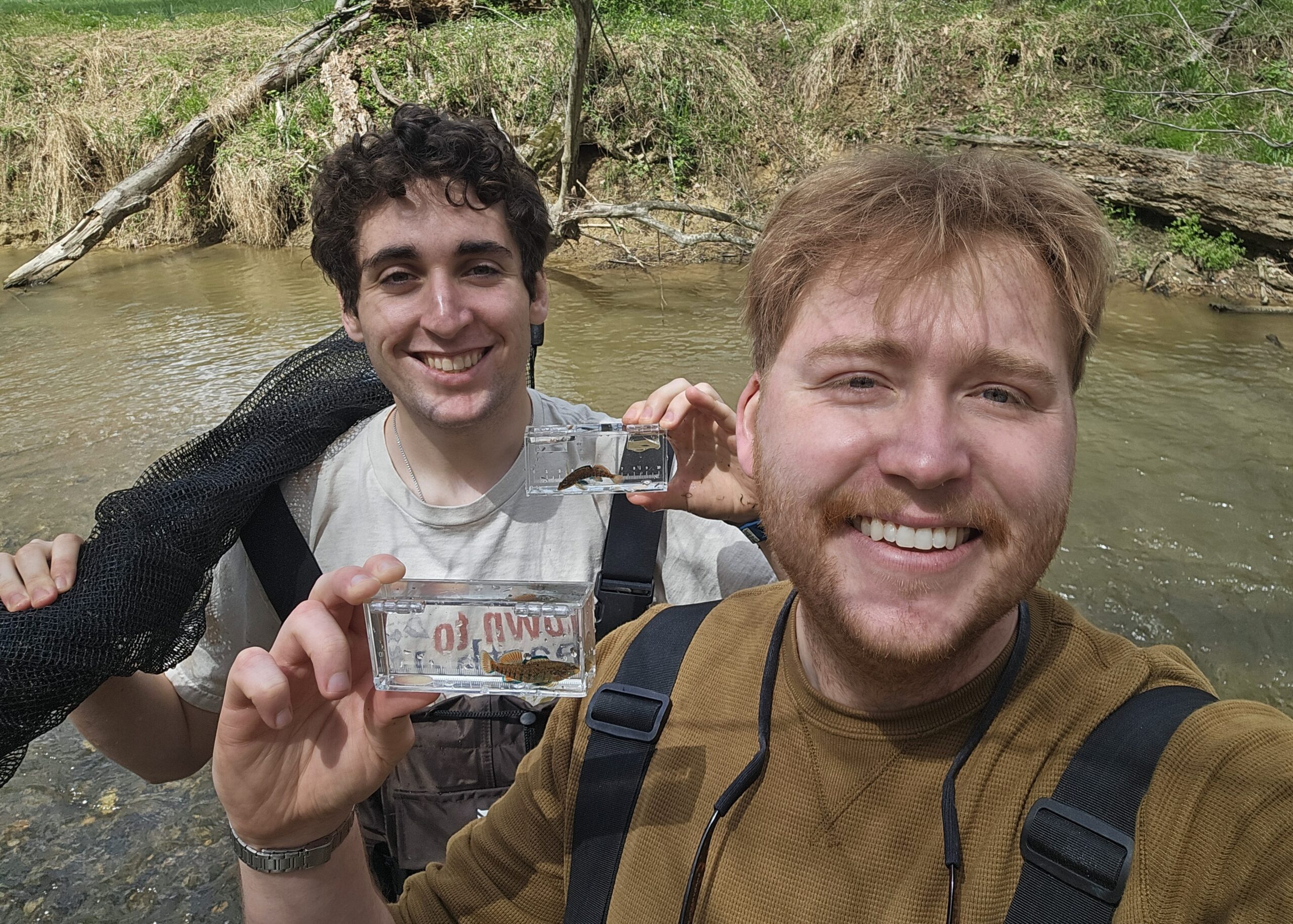 Darter detective: Ph.D. student Payton Barry on ecosystems, outreach, and grant hunting  